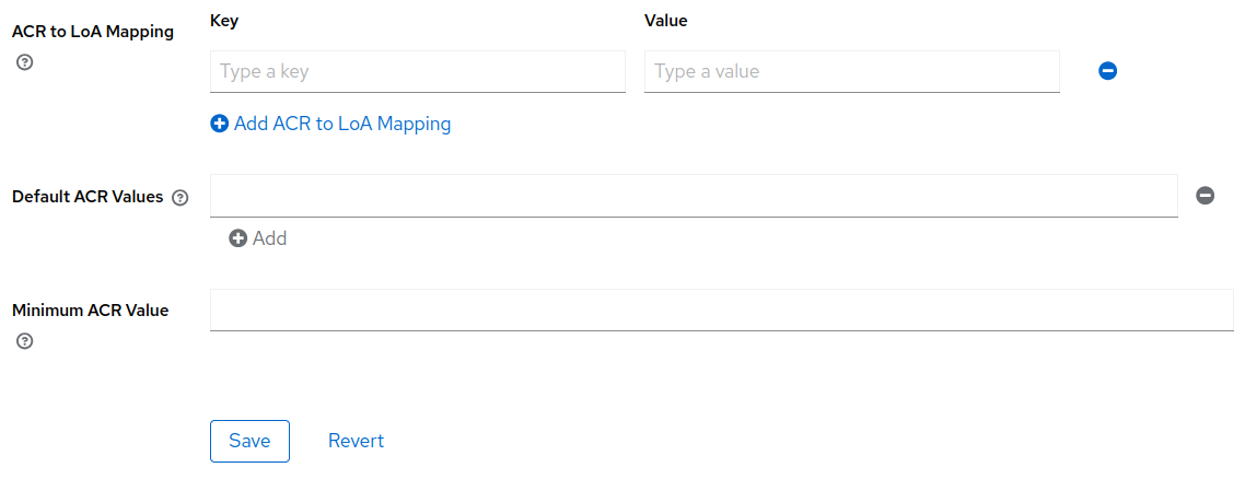 ACR to LoA mapping