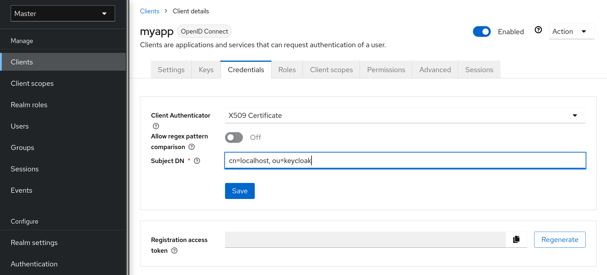 x509 client auth